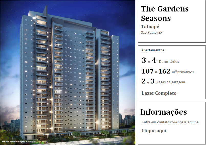 The Gardens Seasons Tatuapé SEASONS TATUAPÉ